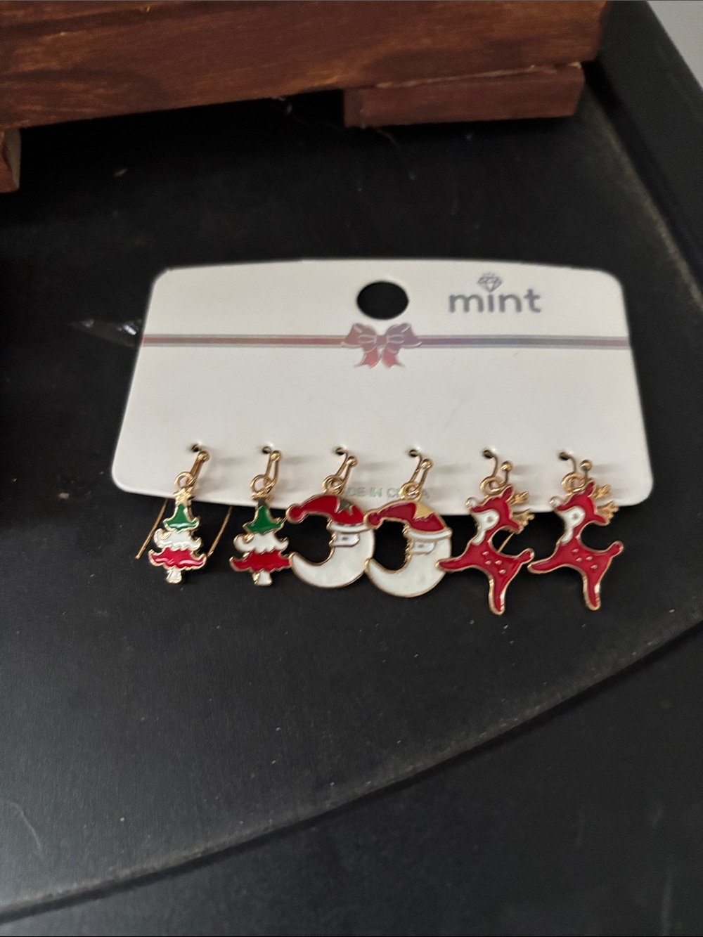 Christmas earrings